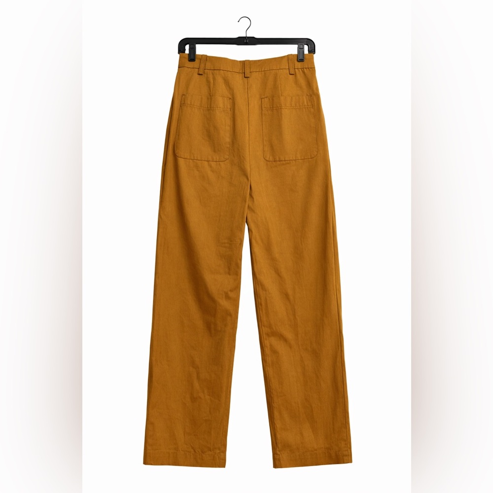 Mango Woman’s Wide-Leg Chinos in Caramel - Picture 2 of 7